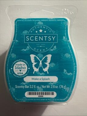 RETIRED/DISCONTINUED Scentsy Make a Splash Wax Bar